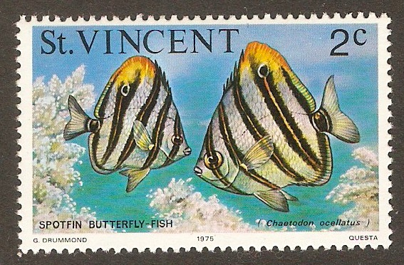 St Vincent 1975 2c Marine Life series. SG423.