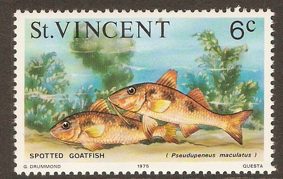 St Vincent 1975 6c Marine Life series. SG427.