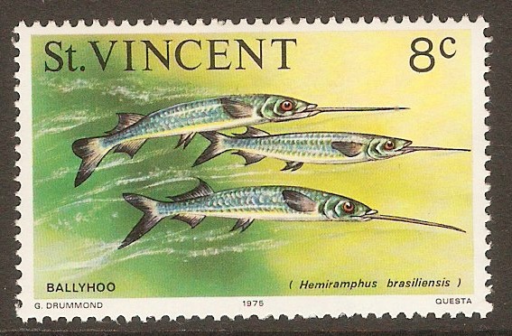 St Vincent 1975 8c Marine Life series. SG428