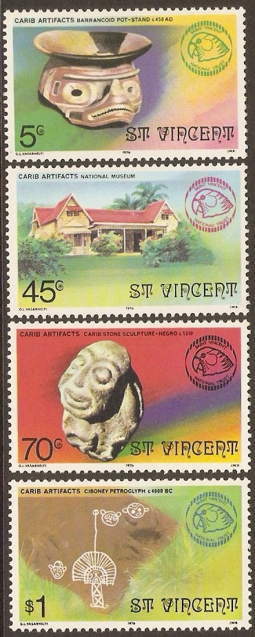 St Vincent 1977 National Trust Stamps Set. SG498-SG501.