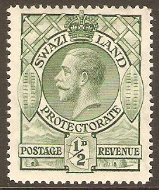 Swaziland 1933 ½d green. SG11.