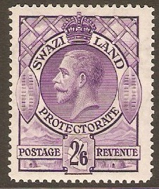 Swaziland 1933 2s.6d bright violet. SG18.