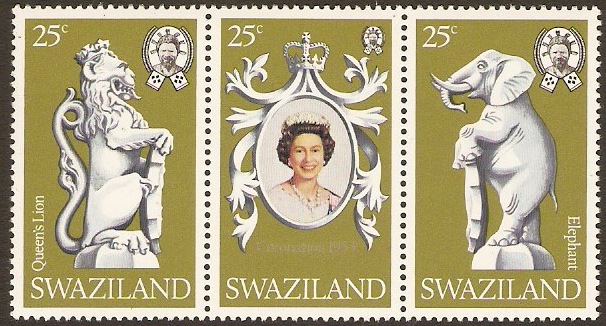 Swaziland 1978 Coronation Anniversary Set. SG293-SG295.