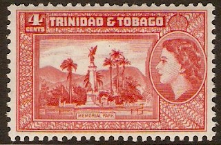 Trinidad & Tobago 1953 4c Scarlet. SG270.
