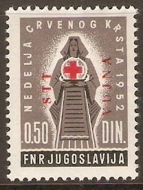 Yugoslavia 1952 50p Obligatory Tax stamp. SG740.