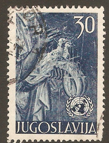 Yugoslavia 1953 30d UN Commemoration series. SG748.