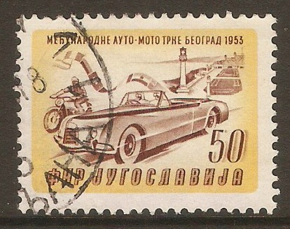 Yugoslavia 1953 50d Car Rally series. SG752.